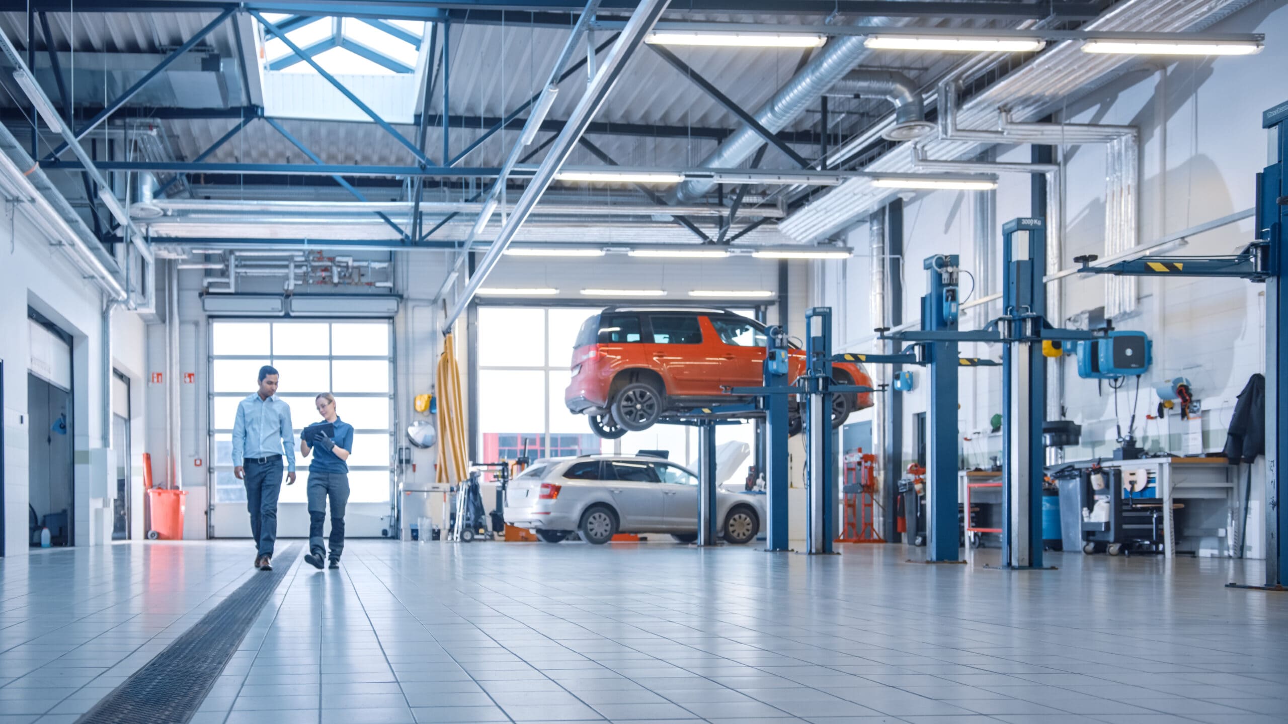 Mechanic Garage Video Editing